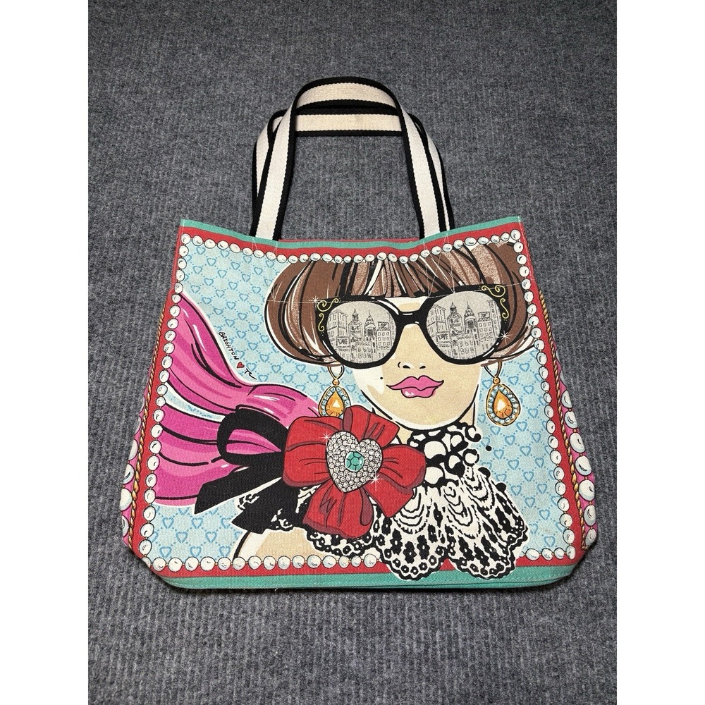 Brighton Art Canvas Tote Bag-Vacation Love